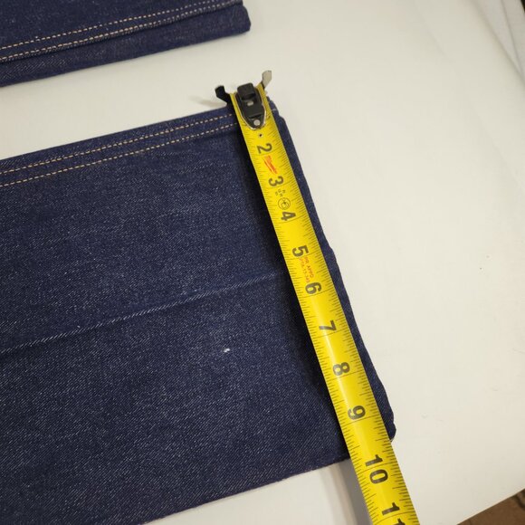 Sears Girls 14 High Waisted Wide Leg Flare Jeans Vtg 1970s - Picture 12 of 13